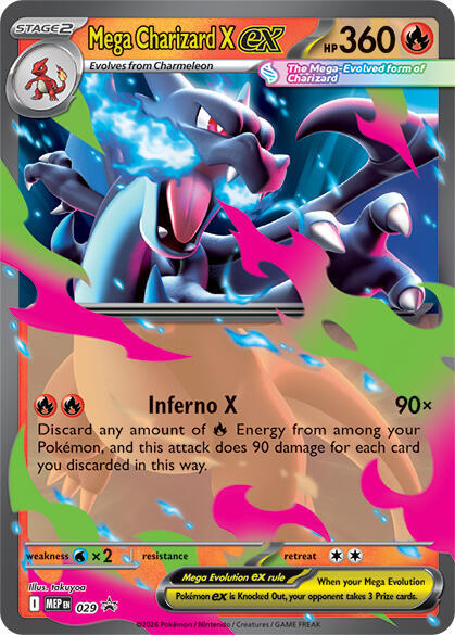 Mega Charizard X ex MEP029 MEP