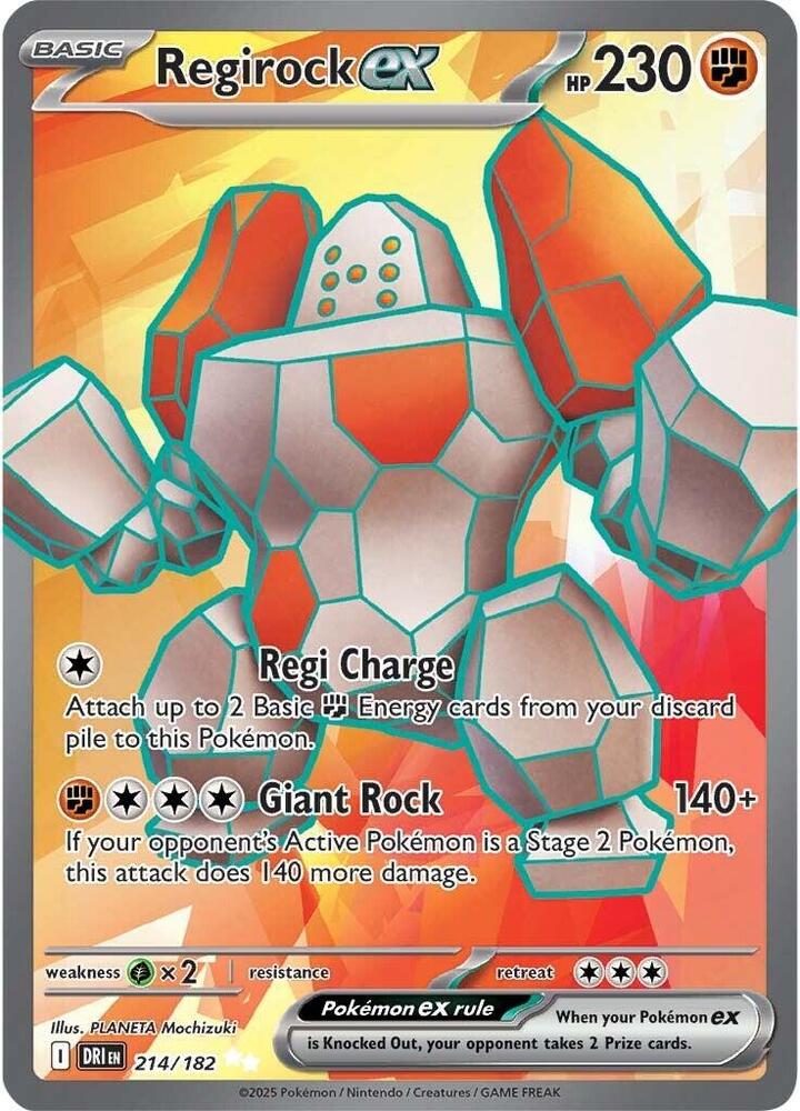 Regirock ex 214/182 DRI
