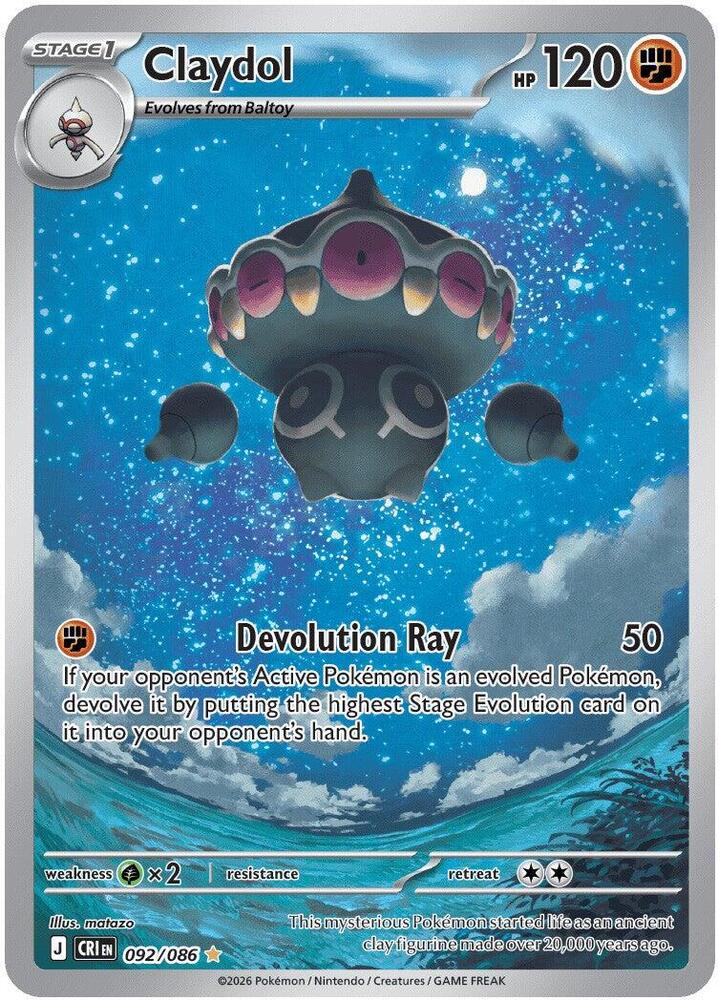Claydol 092/086 CRI