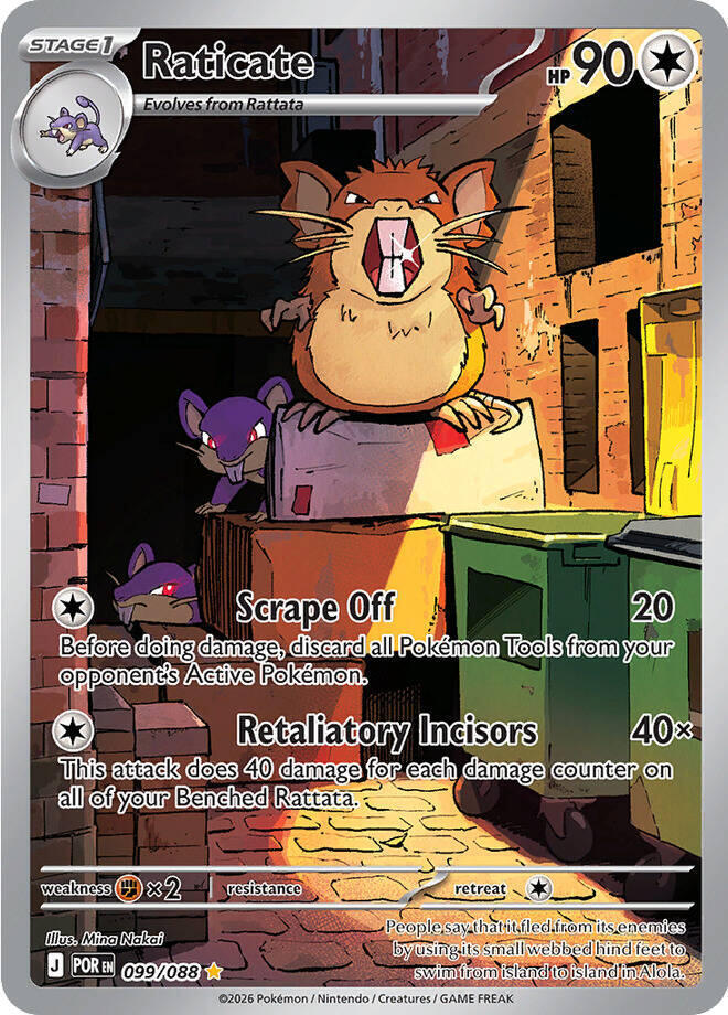 Raticate 099/088 POR