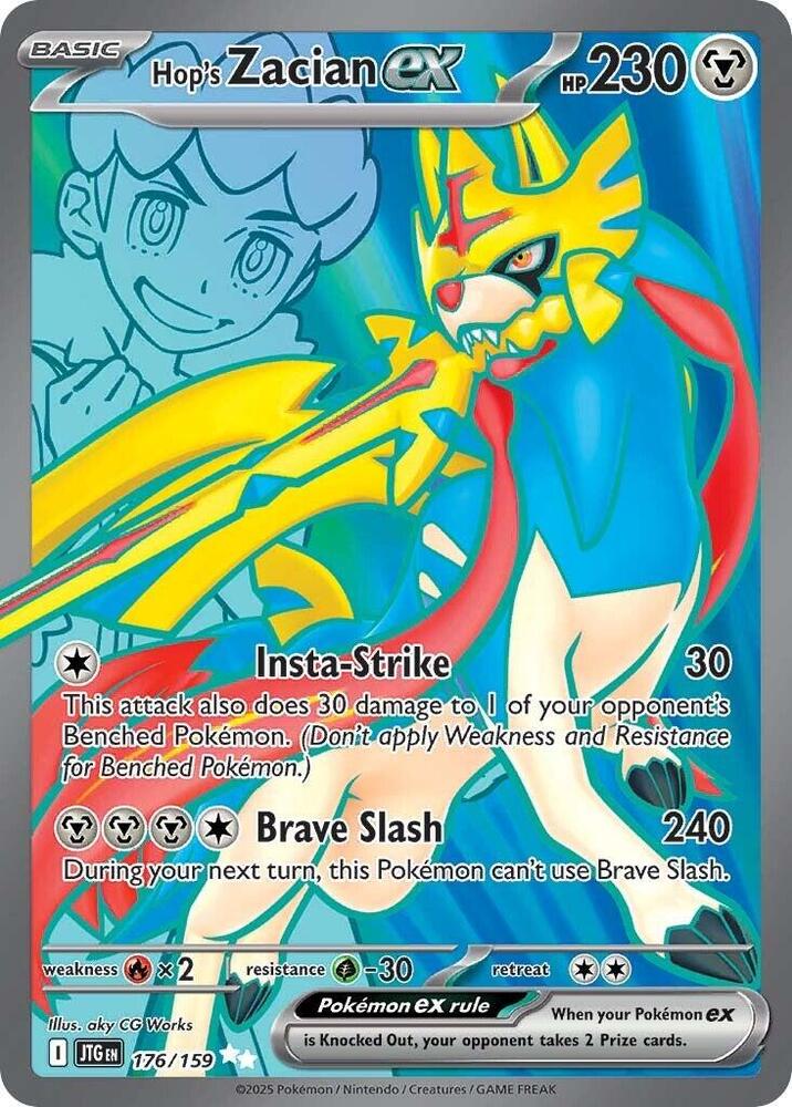 Hop's Zacian ex 176/159 JTG