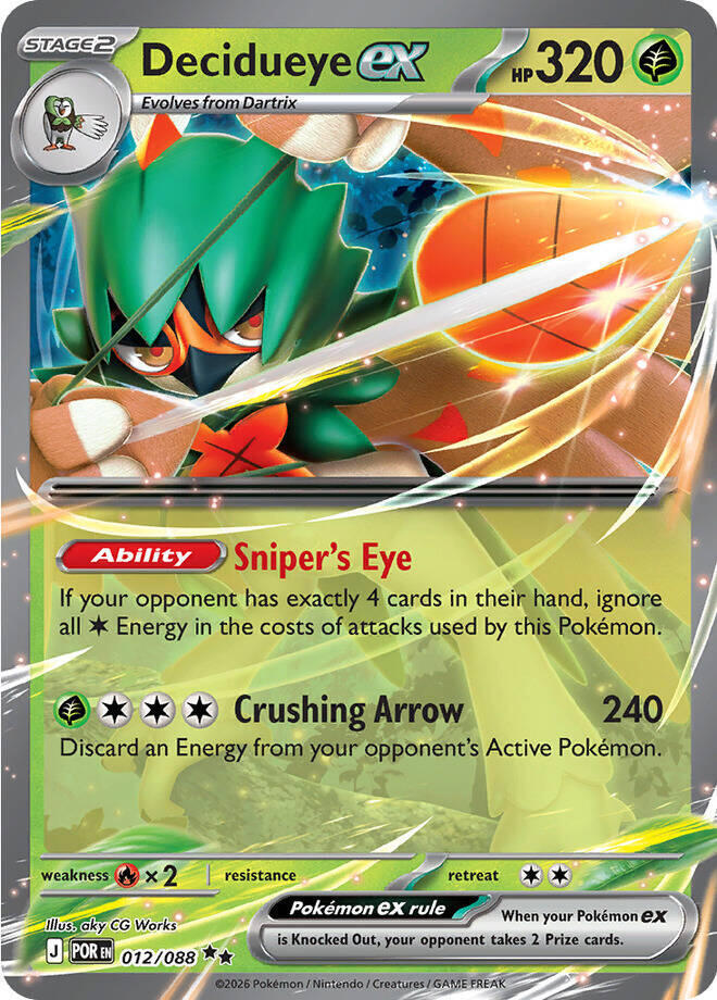 Decidueye ex 012/088 POR