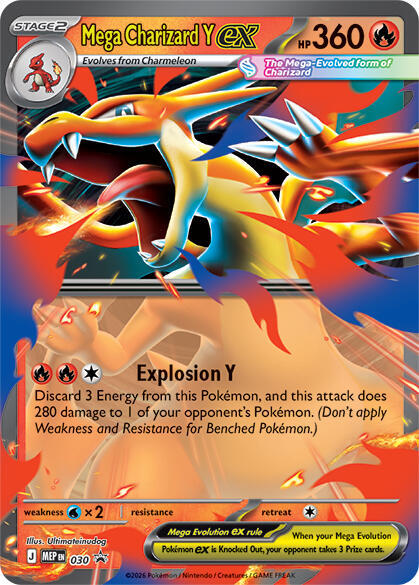 Mega Charizard Y ex MEP030 MEP