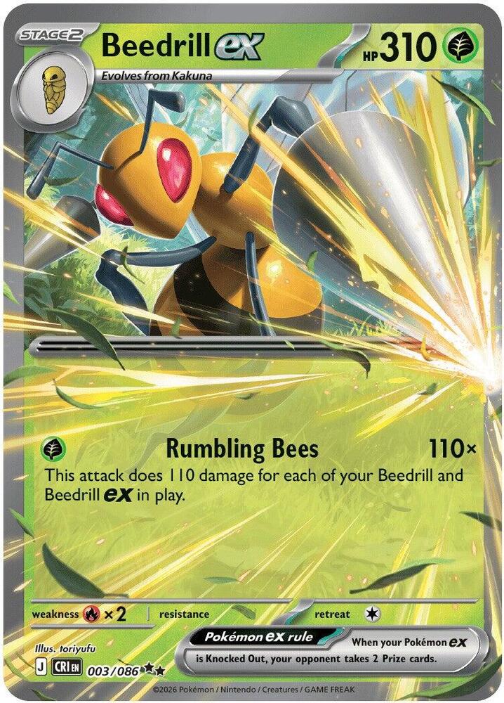 Beedrill ex 003/086 CRI