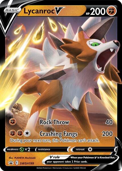 Lycanroc V SWSH199 SWSD