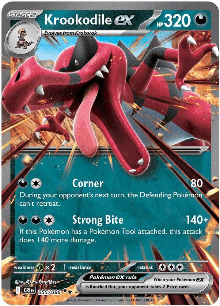 Krookodile ex 055/086 CRI