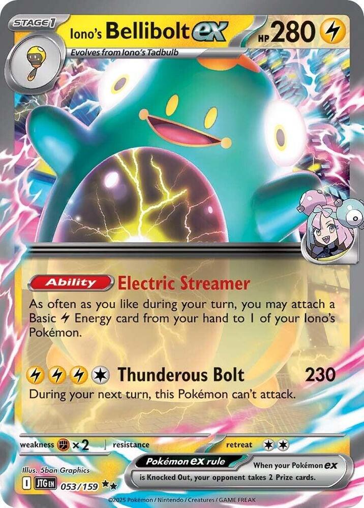 Iono's Bellibolt ex 053/159 JTG