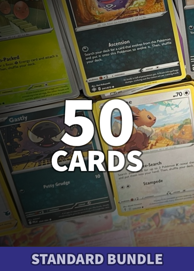 50 Card Standard Pokémon Bundle