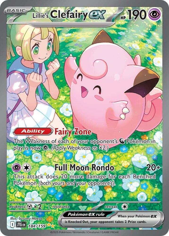 Lillie's Clefairy ex 184/159 JTG