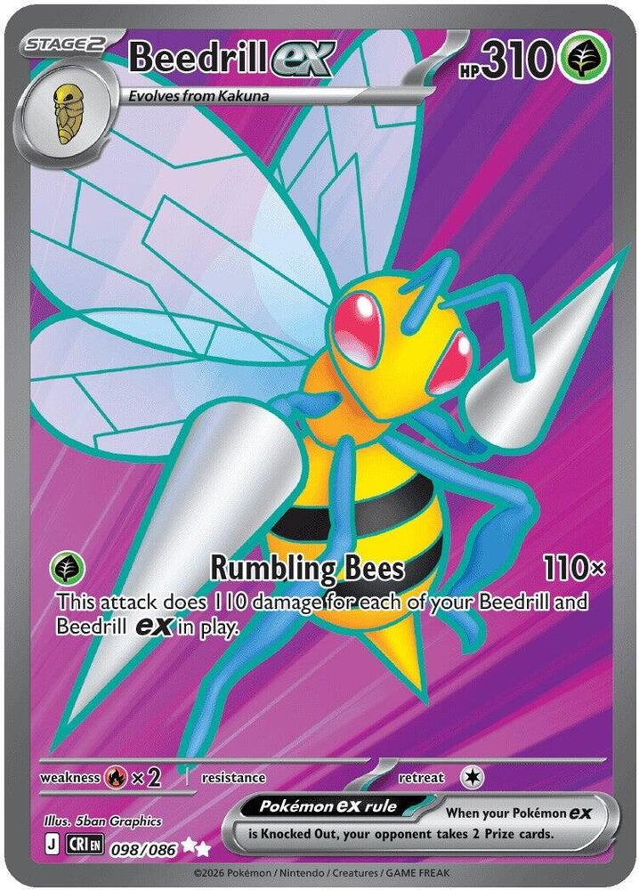 Beedrill ex 098/086 CRI