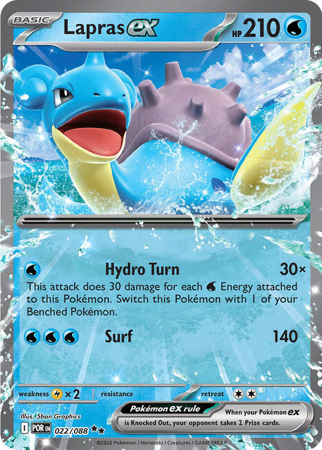 Lapras ex 022/088 POR
