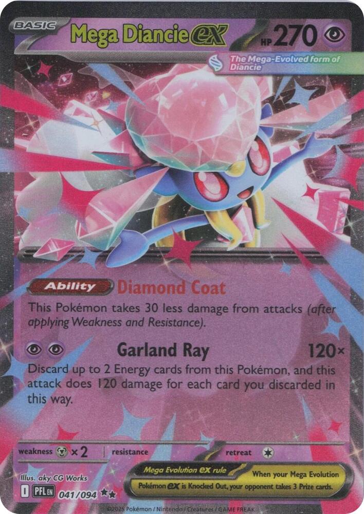 Mega Diancie ex 041/094 PFL