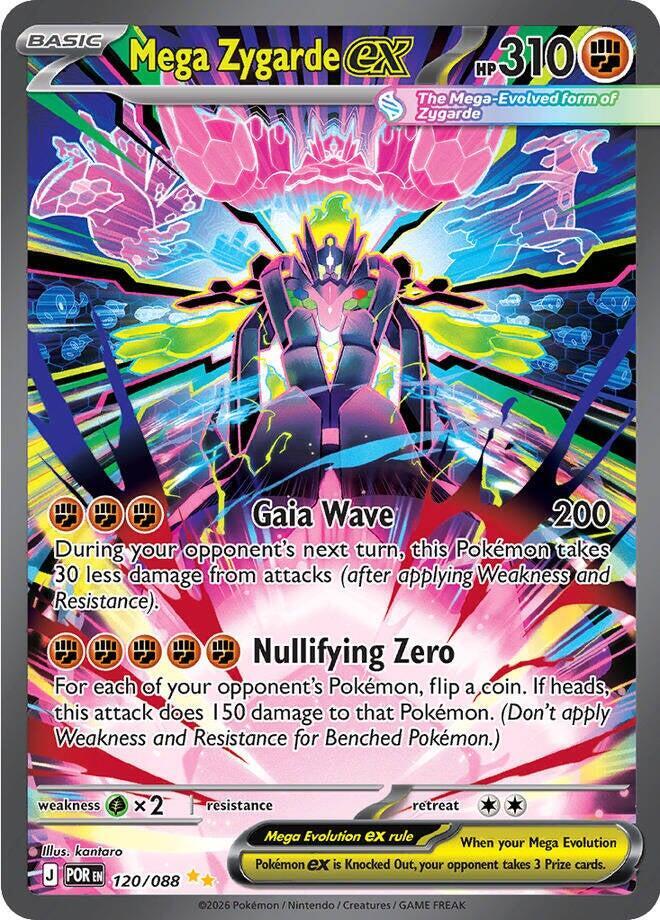 Mega Zygarde ex 120/088 POR