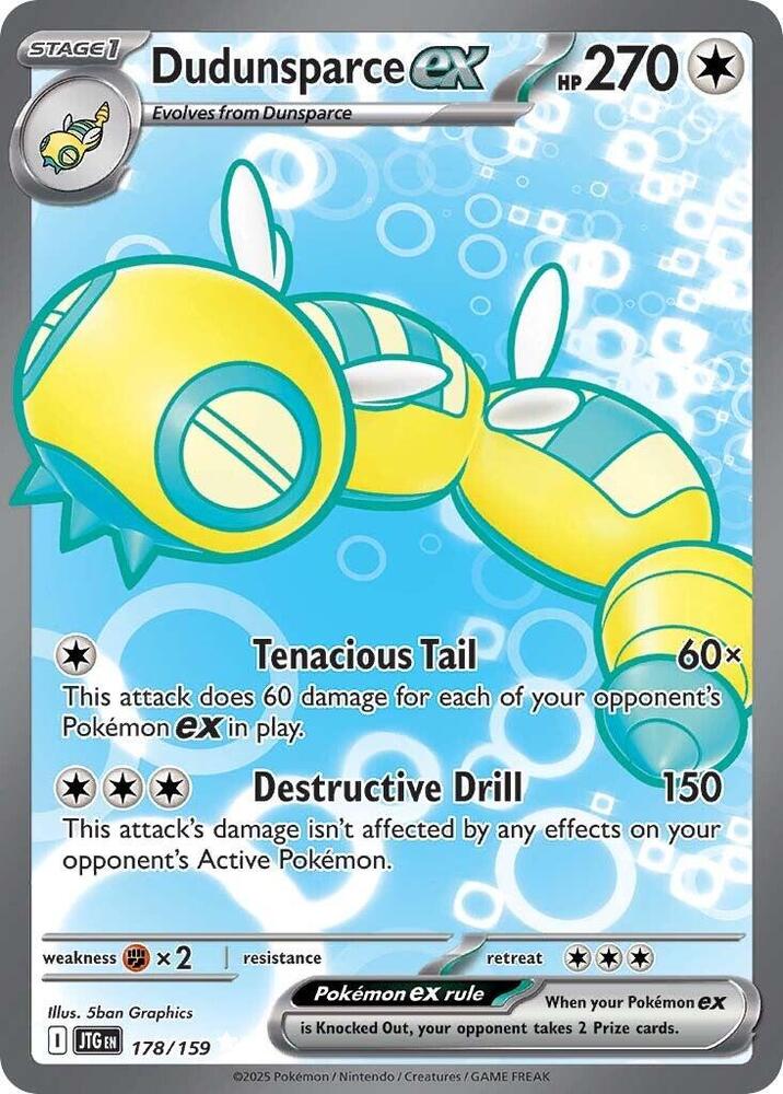 Dudunsparce ex 178/159 JTG