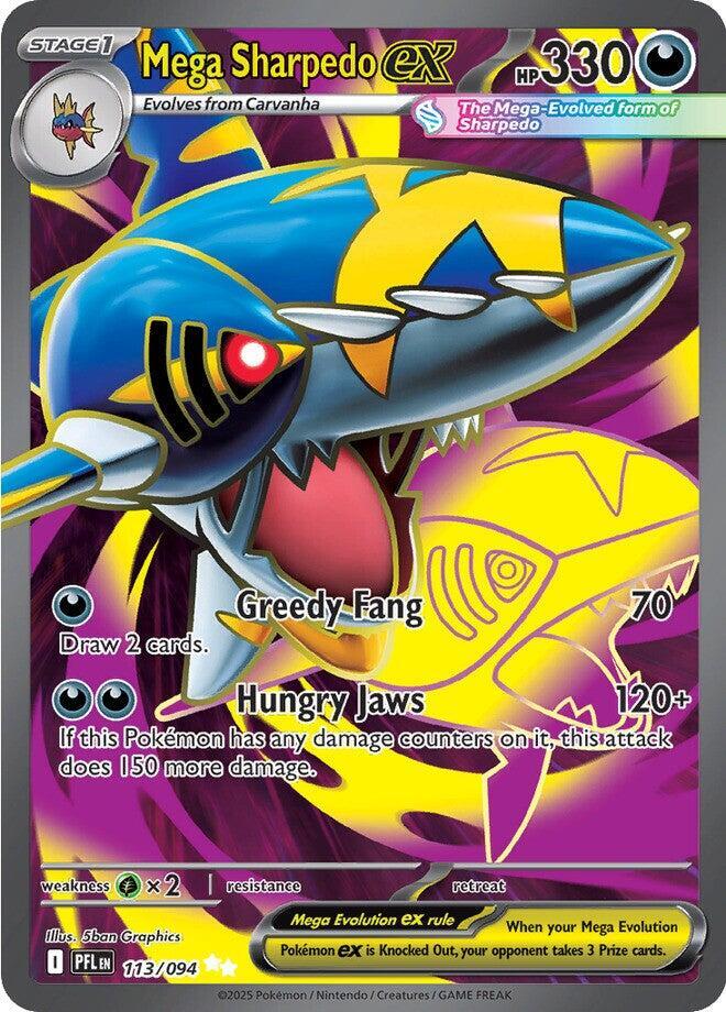 Mega Sharpedo ex 113/094 PFL